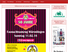 Tablet Screenshot of fages.ch